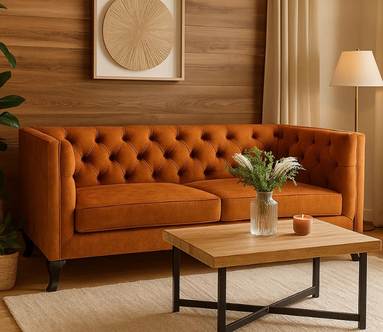 Cario 2 Seater Sofa Set